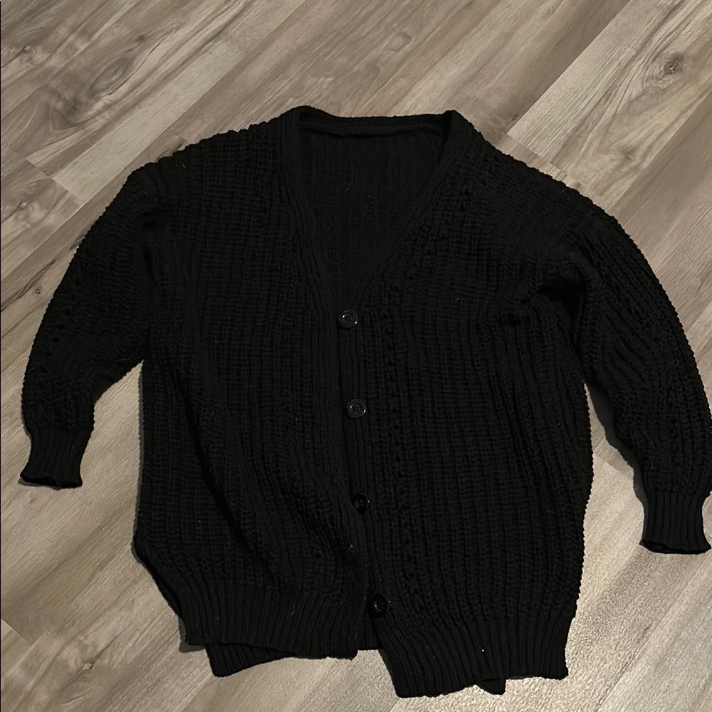 Black Knit Sweater Size M